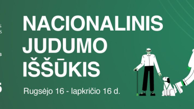 Prasideda penktasis Nacionalinis judumo iššūkis: kviečiame registruotis!