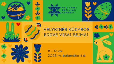 Velykinės kūrybos erdvė visai &scaron;eimai