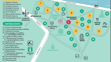 Festivalio žemėlapis
