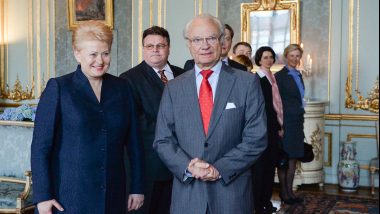 Prezidentės kvietimu į Lietuvą atvyksta Švedijos karališkoji pora
