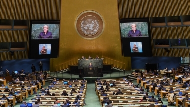 Lietuvos Respublikos Prezidentės Dalios Grybauskaitės pasisakymas vystomojo bendradarbiavimo tema JT specialiajame renginyje vystymosi darbotvarkei po 2015 m. priimti