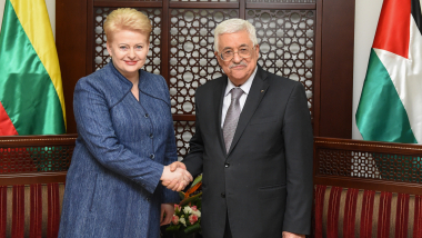 Meeting with President Mahmoud Abbas of Palestine