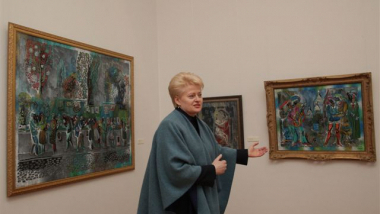 Prezidentė siūlo skatinti turizmą panaudojant garsiausių lietuvių menininkų ekspozicijas 