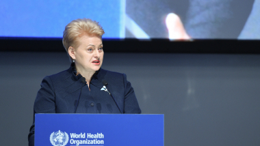 Lietuvos Respublikos Prezidentės Dalios Grybauskaitės kalba Pasaulio sveikatos organizacijos Europos regiono komiteto 65-ajai sesijai