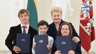 Prezidentė apdovanoja geriausius Lietuvos sportininkus